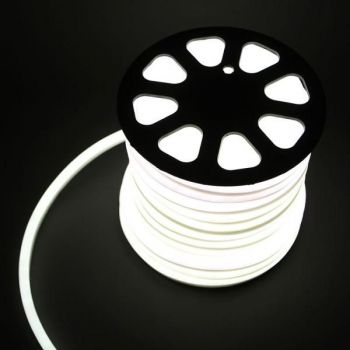 Светодиодный НЕОН гибкий LF 220В 3528 120 11Вт 50м/бухта 120LED/1м 9x16мм белый